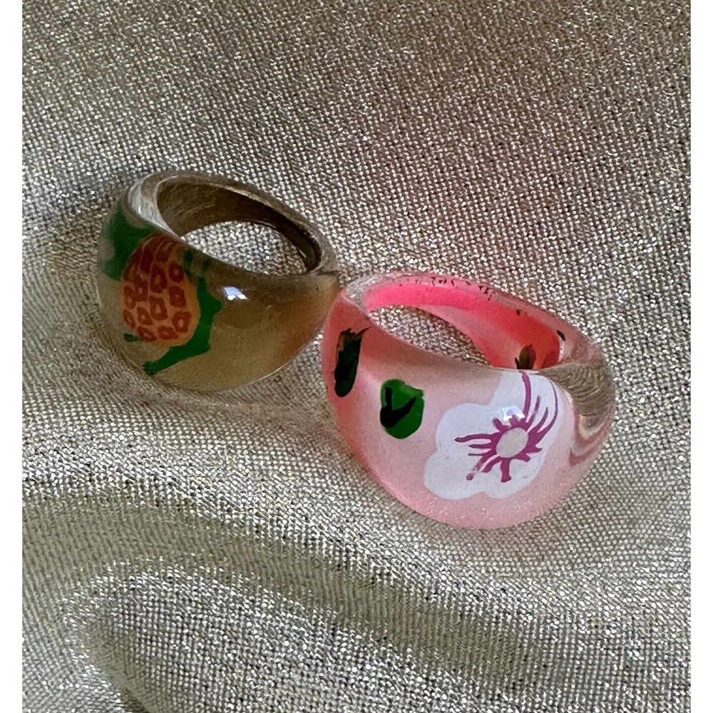 acrylic rings for women